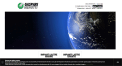 Desktop Screenshot of gasparimenotti.it